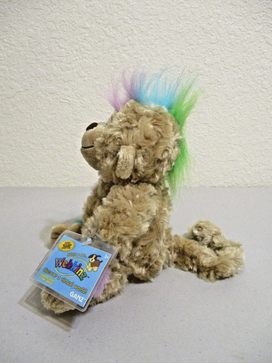 Webkinz Mohawk Monkey -HM623 New. RETIRED. Sealed, unused code