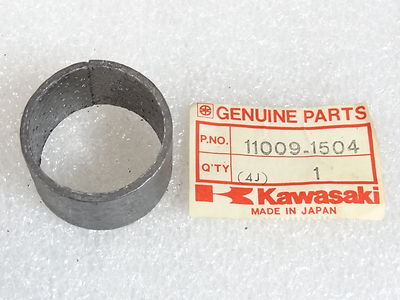 254　Fine Kawasaki NOS NEW 11009-1504 Exhaust Pipe Clamp Gasket ZL ZX ZL900