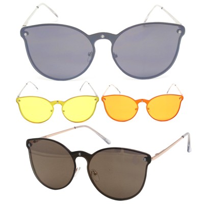 Small Cateye Sunglasses UV400 Protection Metal Frame Standard Fit Fashion Womens Small Frame Cat Eye Sunglasses UV400  main image 4