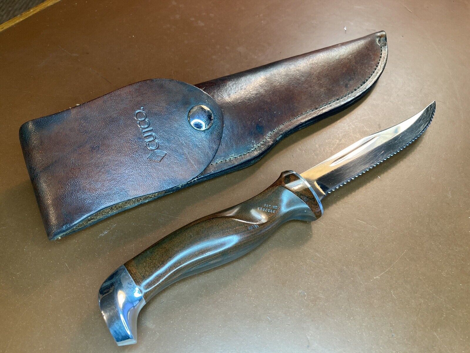 Vintage Cutco 1069 Outdoorsman Hunting Fishing Knife With Sheath for sale  online
