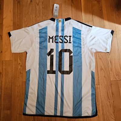 Lionel Messi #10 Argentina World Cup 2022 Player Version Home