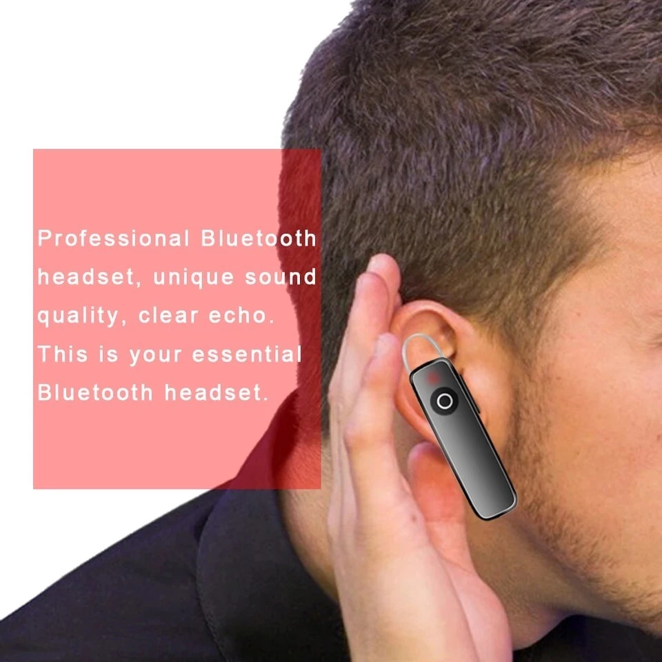 Bluetooth 4.1 Headset Wireless in-ear Stereo Headphones Handfree Earphone Earbud - Image 3 of 4