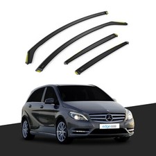 Mercedes B-Class W246 MK2 2011-2019 5 Door Hatchback Wind Deflectors 4pc Tinted