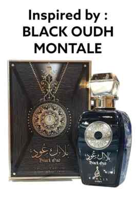 PURE Khalis Fragrance BLACK OUD Natural EDP Fresh Perfumes Attar Unique 100ML