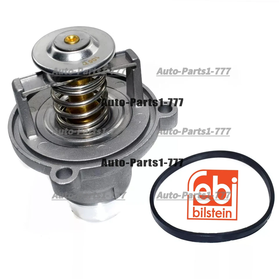 11537586885 FEBI Termostato de refrigeración del motor PARA BMW E65 E66 F01 F02 F04 Serie 7 Foto 2 de 4