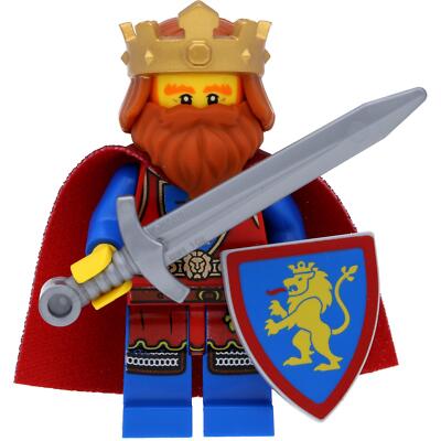 LEGO Castle Minifigur König der Löwenritter mit Umhang #3