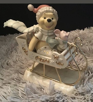 Lenox Pooh's Christmas Sleigh Ride Disney Showcase Collection...Brand