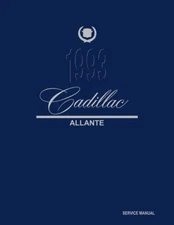 1993 Cadillac Allante Shop Service Repair Manual Book Engine Electrical OEM