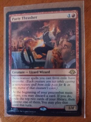Party Thrasher FOIL Magic The Gathering Modern Horizons 3 129 Lizard Red
