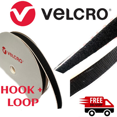VELCRO  ORIGINAL KLETTVERSCHLUSS PS14 SELBSTKLEBEND KLEBEBAND STREIFEN GRÖßE PACKUNG