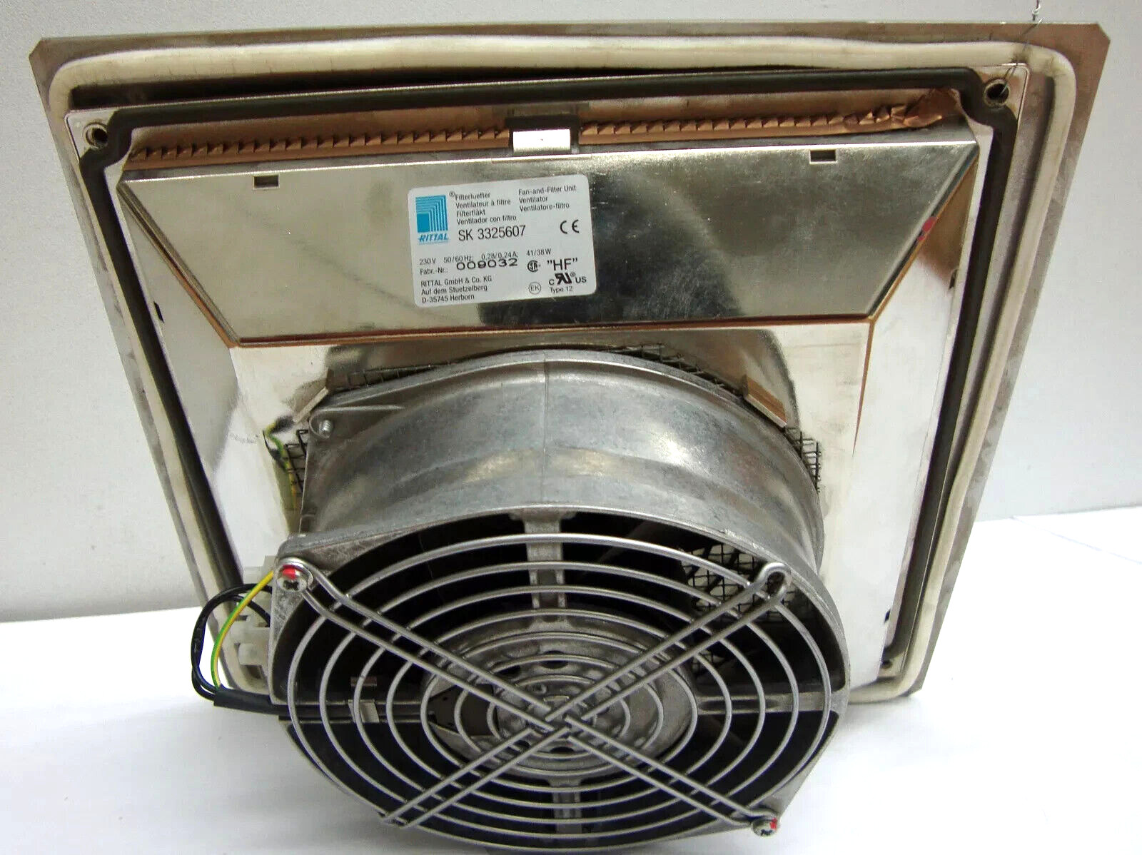 New Fan And Filter Unit Rittal SK 3325607 12561aEL