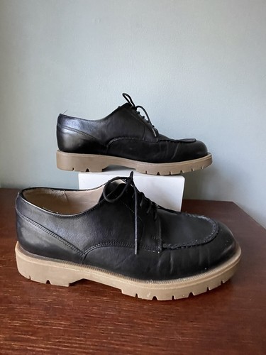 Kleman Shoes ~ Size 43 (M 9.5/W 11) ~ Frodan ~ Black ~ Leather~ Lace Up ~ France - Picture 5 of 24