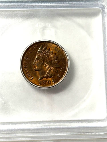 1904 Indian Head Cent ICG  MS-65 RB  Razor-Sharp, Red-Brown Gem!