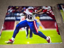 Kevin Harris signed New England Patriots S Carolina 8x10 photo
