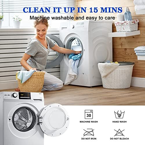 Mattress Protector,Waterproof 18" Deep Pocket Mattress Cover Queen