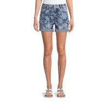 Time and Tru - Women's Mid Rise Cuffed 4" Denim Short - Light Wash - Size 18