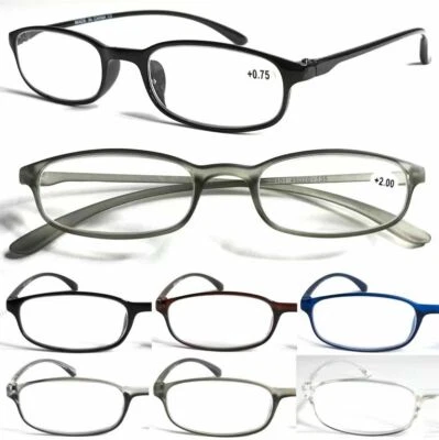 Leichte Lesebrille Unisex Kunststoff schlichtes Gestell Design *****