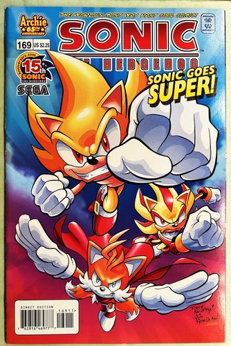 SONIC The HEDGEHOG Comic Book #169 January 2007 First Edit Bagged & Boarded VF