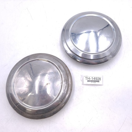 Chevrolet Vega 1971-1977 Dog Dish Wheel Center Cap Silver Genuine OEM - Set of 2 - Bild 12 von 12