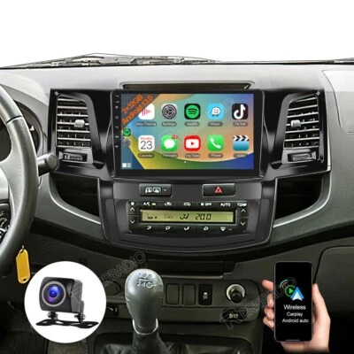 PODOFO Apple CarPlay Android Auto For Toyota Hilux 2005-2014 Car Stereo Radio GPS Navi