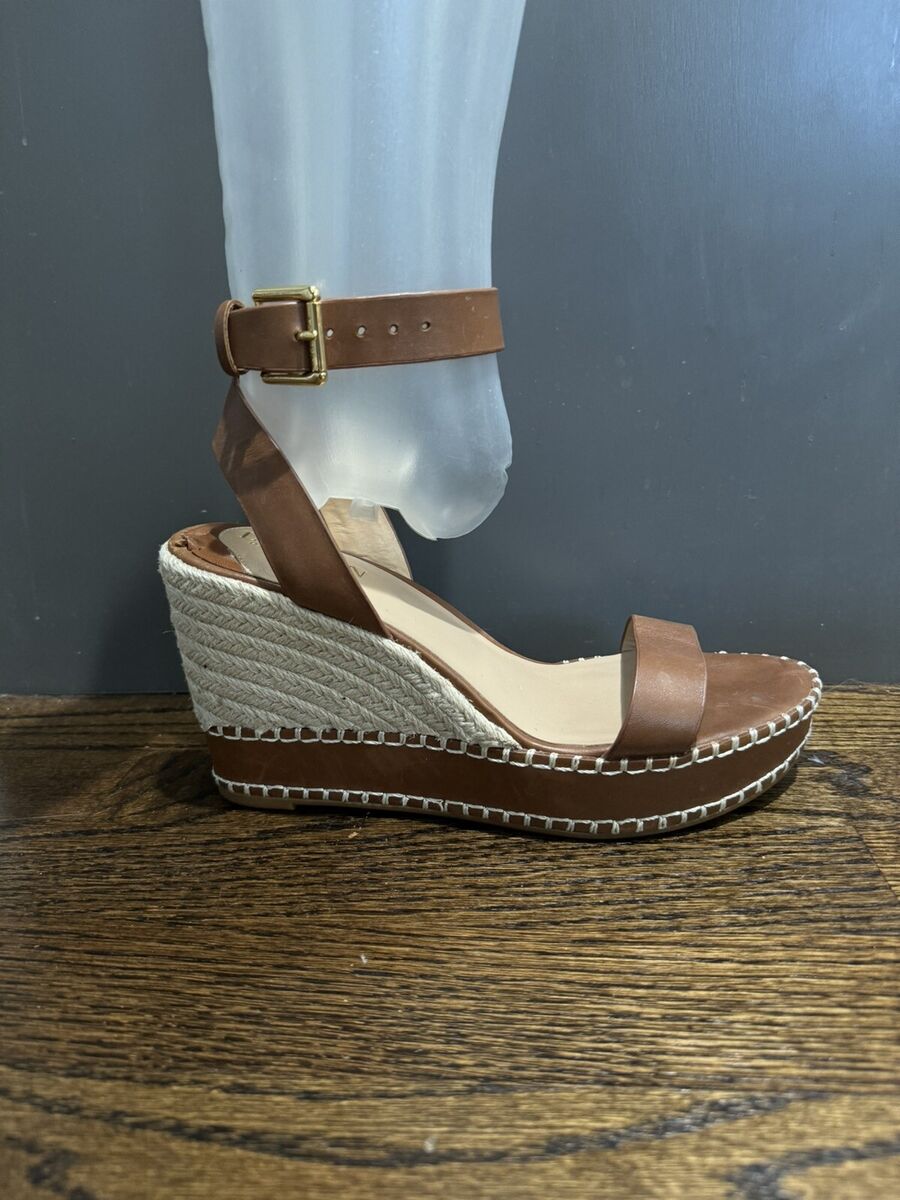 RALPH LAUREN Hilarie Strappy Leather Espadrille Womens Size RALPH LAUREN Hilarie Strappy Leather Espadrille Womens Size