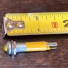 CML 19082352 LED Yellow Panel Pilot Dash Indicator Light 8mm 24V AC/DC