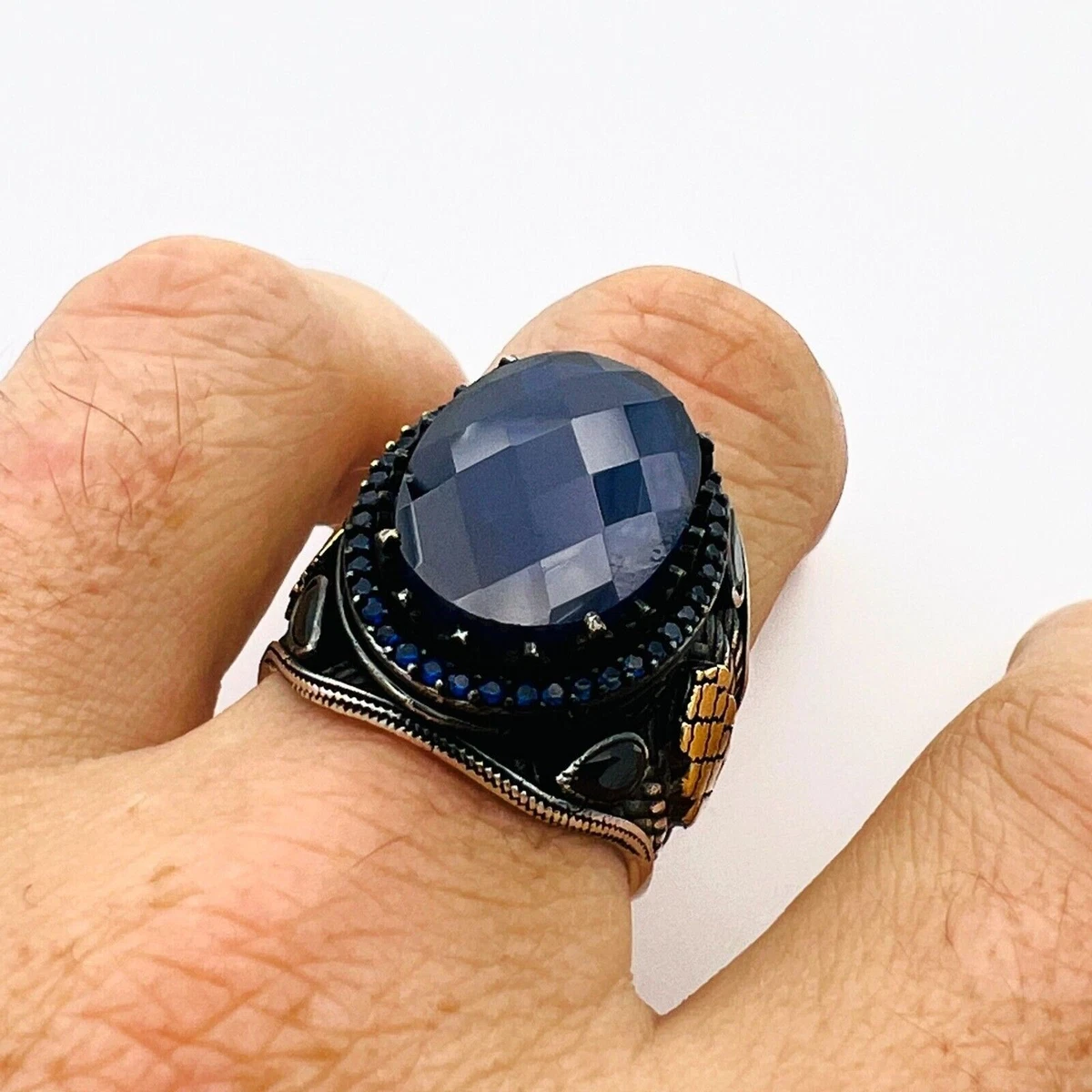 Small stone ring outlet design for man