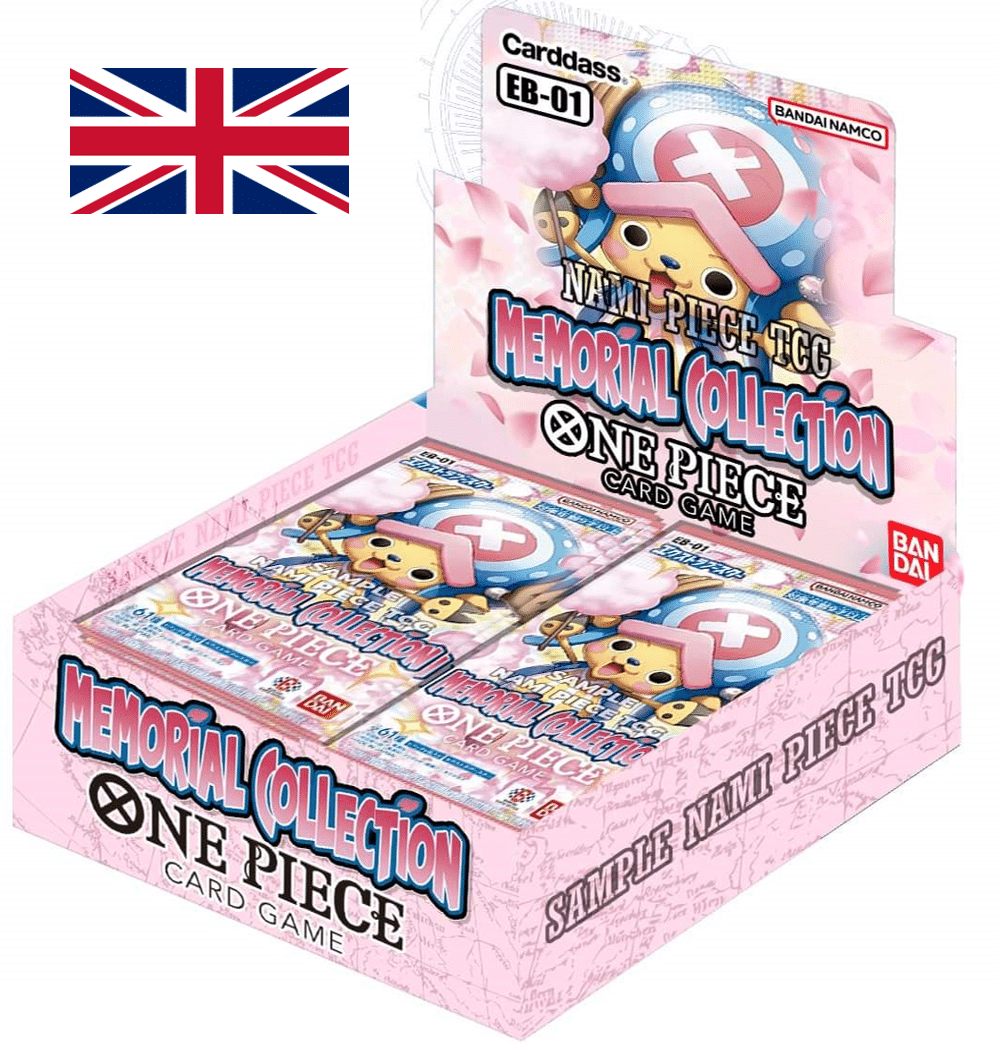 One Piece TCG Box EB01 Memorial Collection EB1 EB-01 ENG One Piece TCG Box EB01 Memorial Collection EB1 EB-01 ENG