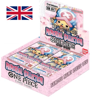 One Piece TCG Box EB01 Memorial Collection EB1 EB-01 ENG Ready to Ship DAMAGED