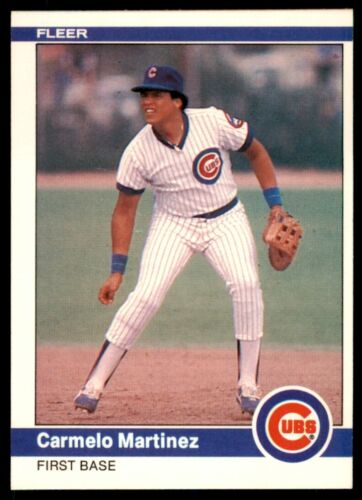 1984 Fleer Carmelo Martinez Rookie Chicago Cubs #497