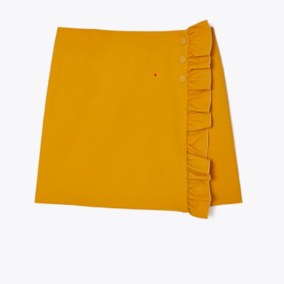Tory Burch TECH TWILL RUFFLE SKORT  Moisture Wicking Size XL (New with Tags)