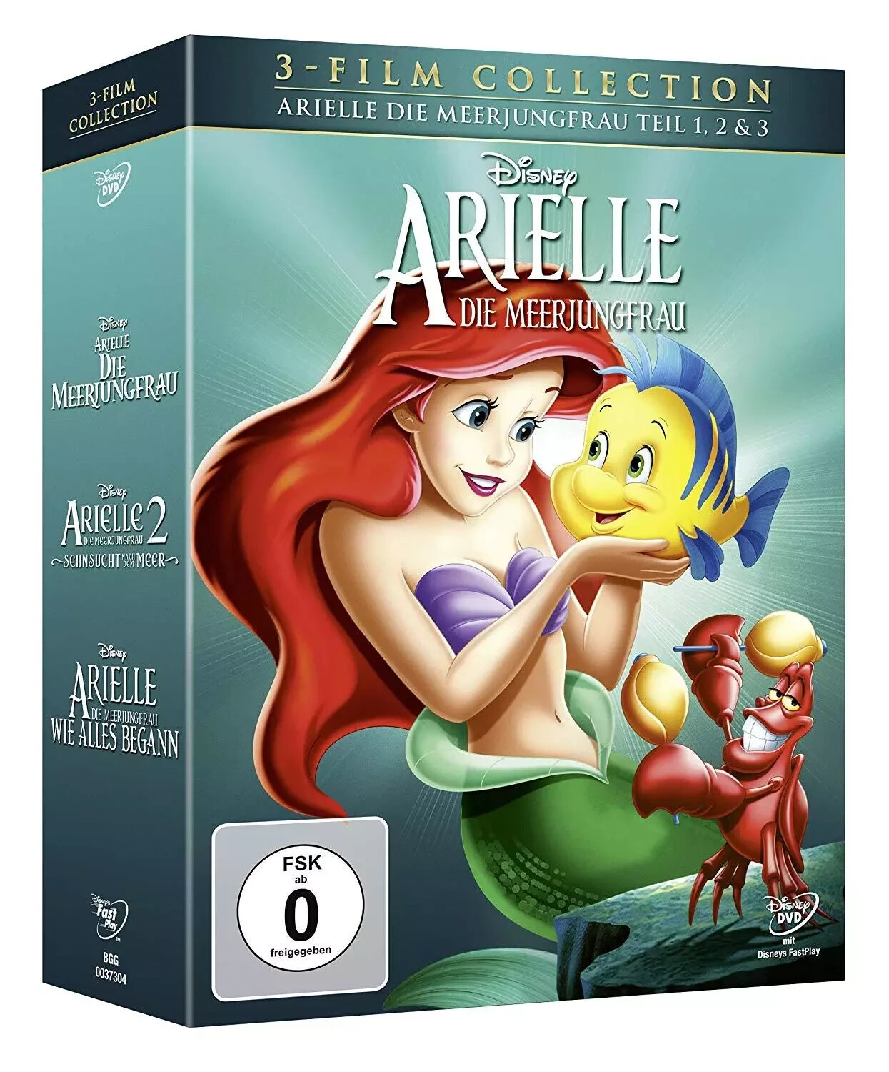 Arielle Die Meerjungfrau Teil 1,2 & 3 (2018) (3DVDs) Neuware - Bild 2