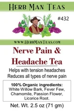 HEADACHE & NERVE PAIN TEA #432 - nerve pain like sciatica, migraines, headaches