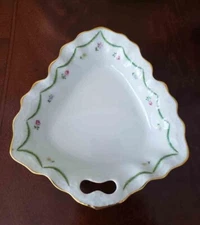 Small Chastagner Limoges France Candy Serving Dish Tray Porcelain