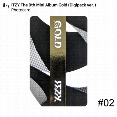 ITZY 9th Mini Album GOLD Digipack ver Photocard Polaroid Ticket