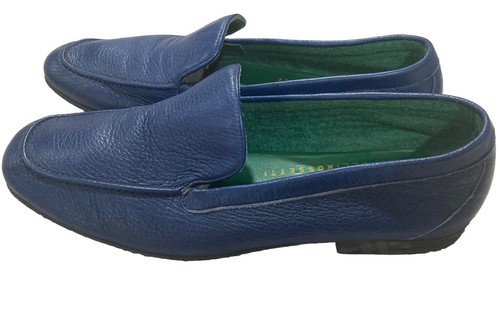 Fratelli Rossetti Yacht Navy Leather Loafers Size 9 - Picture 4 of 5