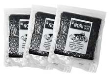 3 Pack X 100 Half Cut Sheet Yaki Sushi Nori Roasted Seaweed Roll N Wrap 130g