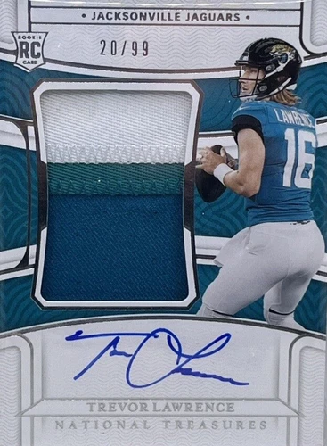 2021 Panini National Treasures Trevor Lawrence #156