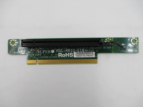 Supermicro1U PCI-E x16 Riser Card PN: RSC-RR1U-E16 - Picture 1 of 3