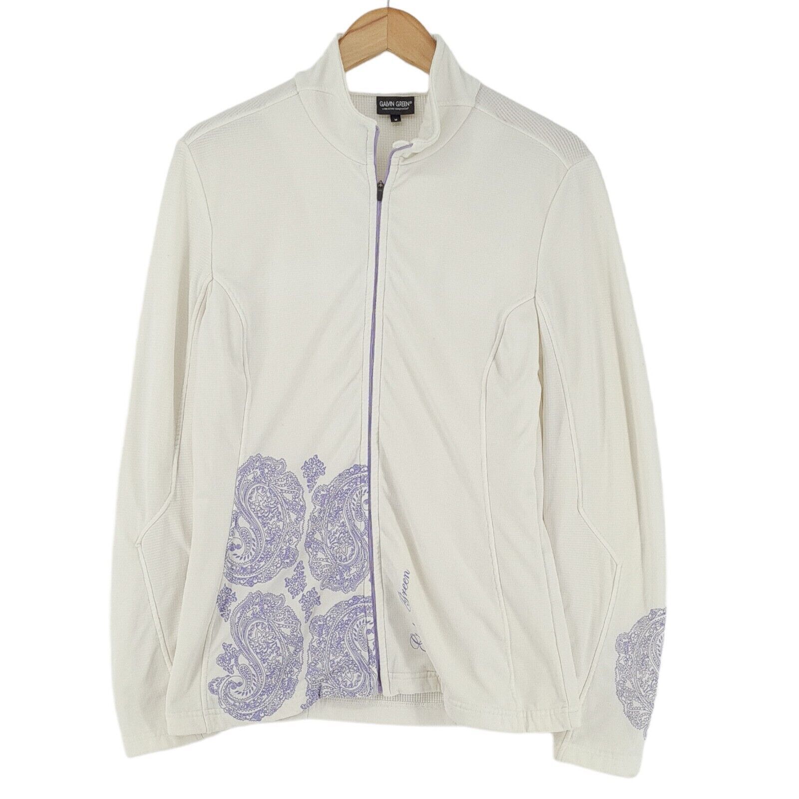 Chaqueta De Forro Polar Blanca Galvin Green Transpirable Para Mujeres Talla M