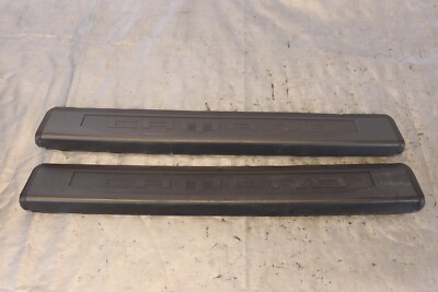 2016 CHEVROLET CAMARO SS 6.2L V8 OEM LH RH DOOR SCUFF PLATES *BROKEN TABS* #1299