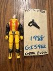 Vtg GI Joe SECTO VIPER original 1988 action figure Cobra Bugg pilot driver B