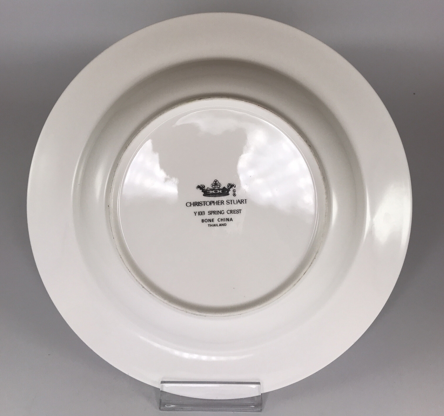 Christopher Stuart Spring Crest Rimmed Soup Bowl Y 1013 Bone China ...