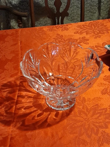 Waterford Crystal Marquis CANTERBURY  10" Marked Footed Pedestal Bowl