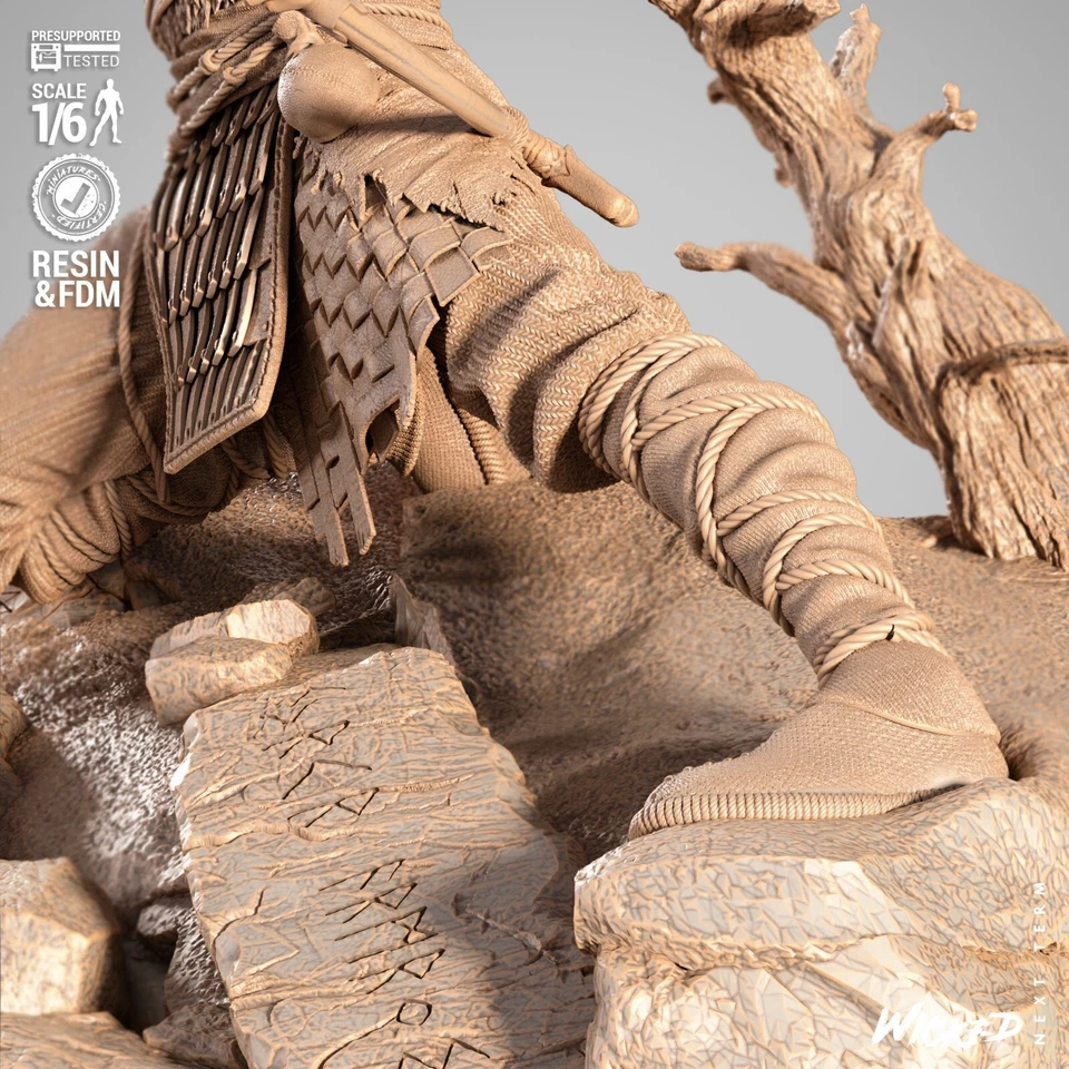 3D Printed 16K WICKED - GOD OF WAR Atreus Sculpture  Fan Made  Up to 350mm - Image 4 of 4