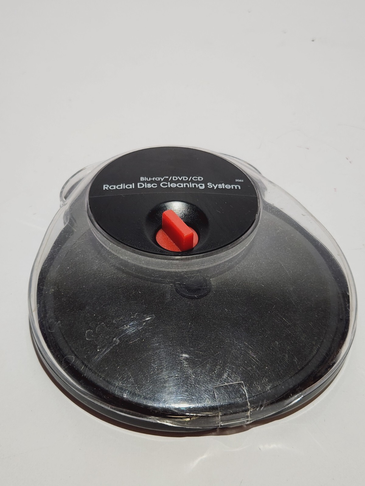 DVD/CD/BluRay Radial Disc Cleaner and Reconditioner System Cleans