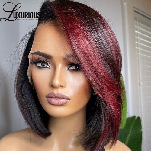 burgundy bob