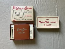 Super Slide for Rollei W/ Leather Pouch Plus Extra Box open Of Mounts