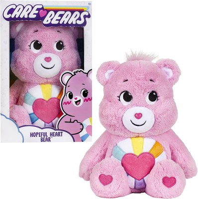 Care Bears 22139 14 Zoll mittleres Plüschtier hoffnungsvoller Herzbär, Sammlerstück süßes Plüschtier