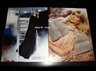 AMERICAN LEGEND MINK 8-Page PRINT AD Fall 2004 JULIA STEGNER in fur OUTERSPACE